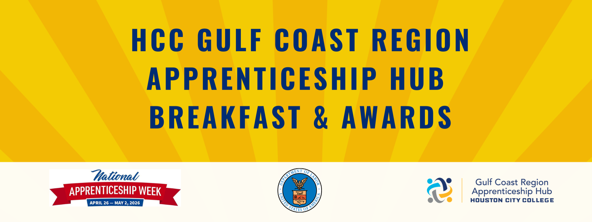 HCC Gulf Coast Region Apprenticeship Hub National Apprenticeship Week Breakfast & Awards cover image