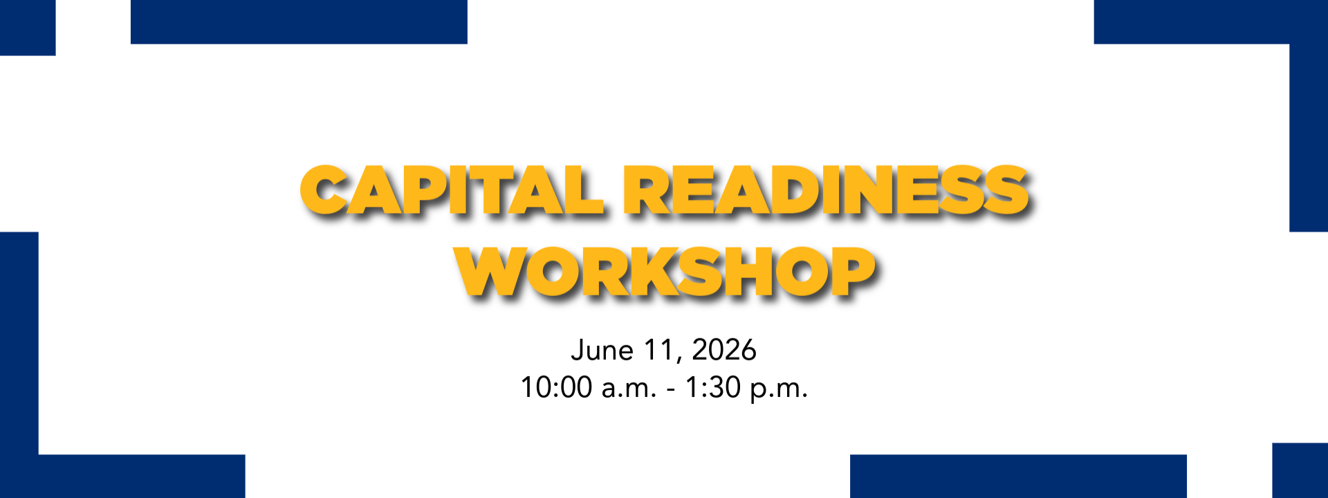 Capital Readiness Workshop