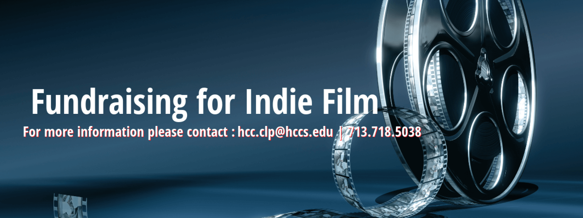 Fundraising for Indie Film (Alief Hayes Campus) - Community Learning  Program 713-718-5350