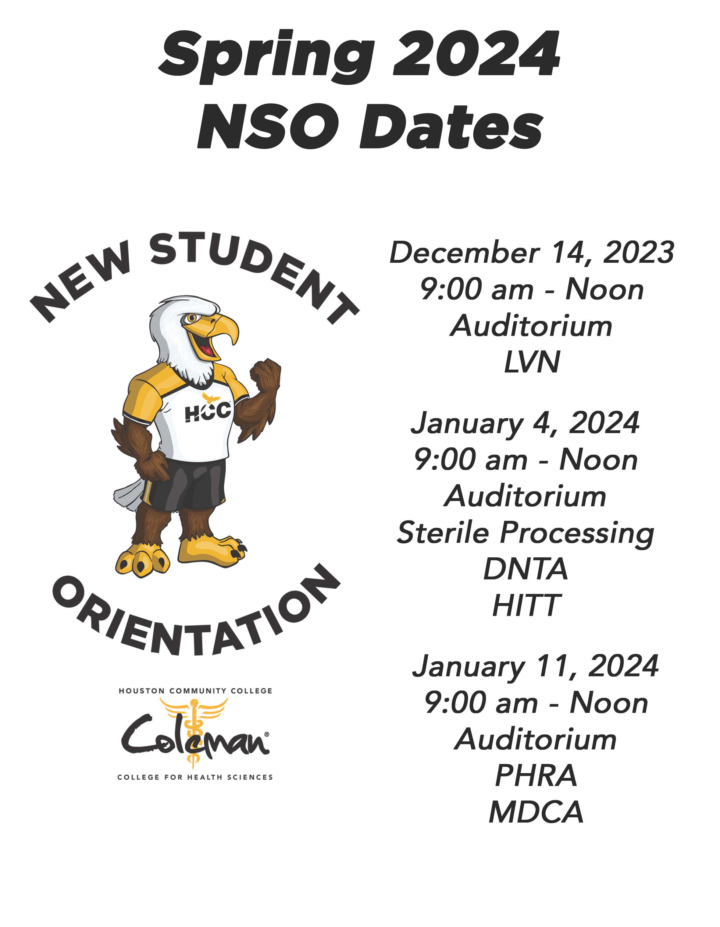 Coleman Spring 2024 New Student Orientation Registration idloom.events