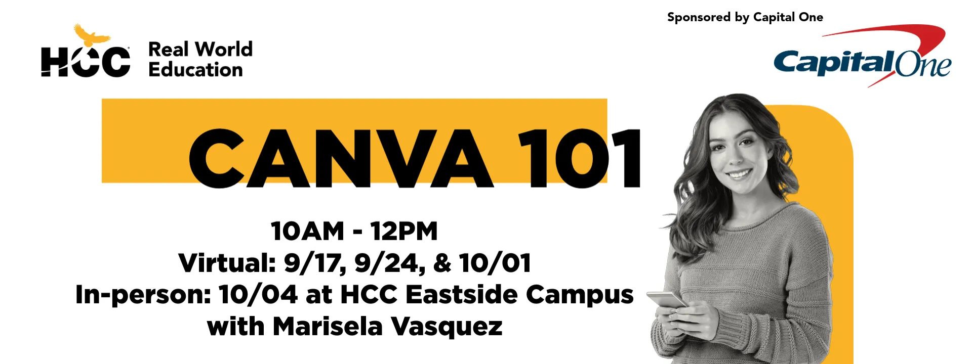 Canva 101 w/ Marisela Vasquez - Sponsored by Capital One
