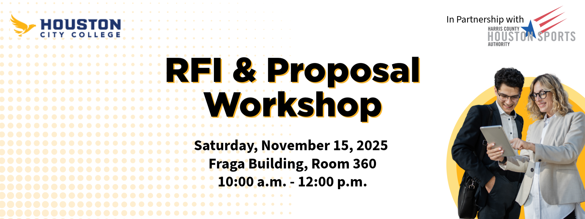 RFI & Proposal Workshop - Harris County Sports Authority - Small Business Workshop Series