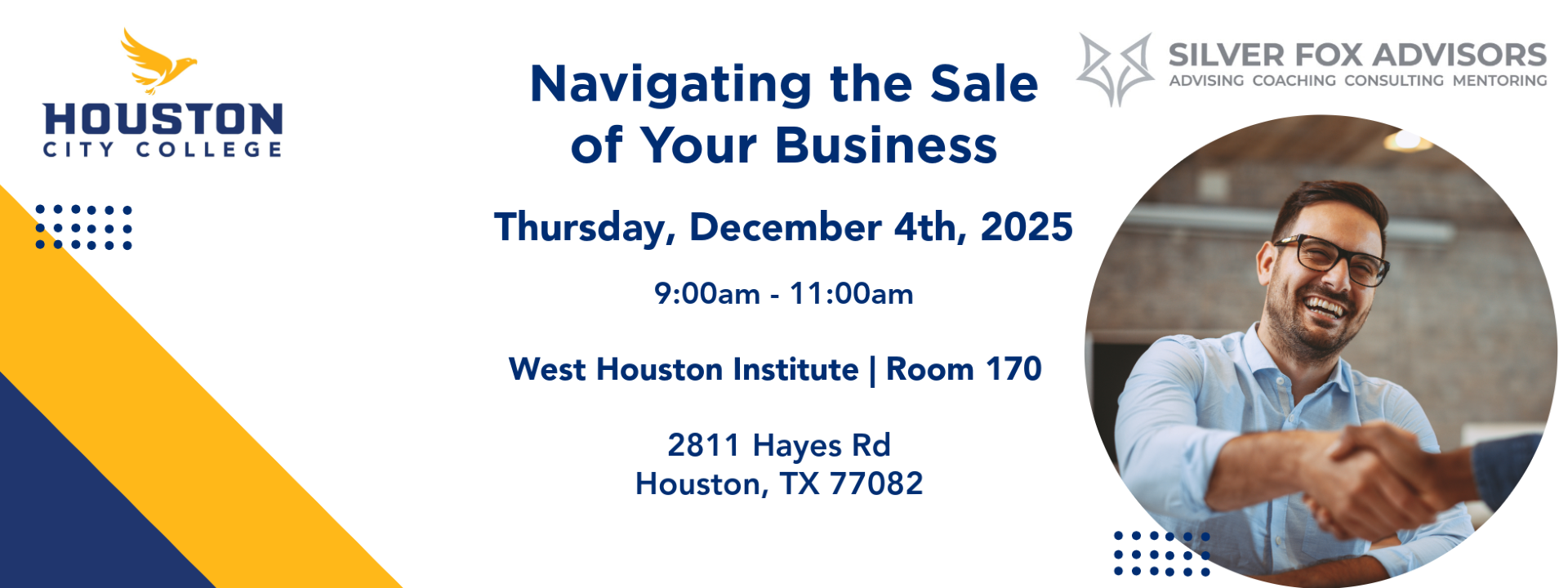 Navigating the Sale  of Your Business cover image