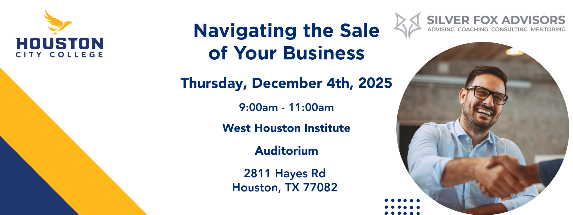 Navigating the Sale  of Your Business cover image