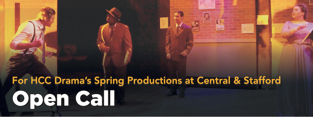 Drama | Open Call Auditions | Spring 2026 | Central Campus cover image